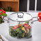 Glass Cooking Pot with Lid, 4. 5L Clear Transparent Glass Soup Saucepan Pot with Lid and Double Stainless Steel Handles Heat- Resistant Simmer Pot for Pasta Noodle Soup Milk Electric Ceramic Hob