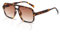 XITUADDA Retro Sonnenbrille für Damen Herren Klassische 70er übergroße Quadratische Sonnenbrille UV400 Schutz