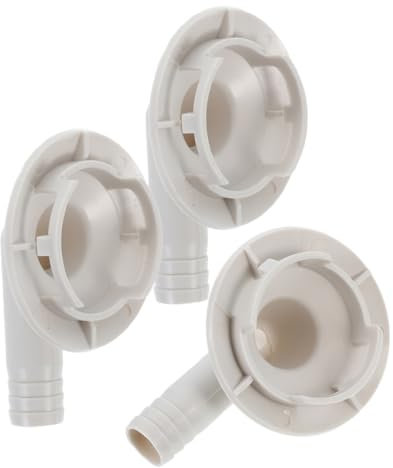 NUOBESTY Gree Lot De 3 Tuyaux De Vidange Pour Climatiseur Adaptateur Pour Climatiseur Raccord De Vidange Pour Climatiseur Coude Pour Tuyau De Climatisation Abs Gris