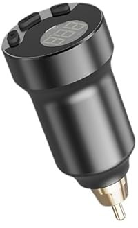 Mini bolígrafo portátil para tatuaje, fuente de alimentación inalámbrica, conector RCA, máquina de motor, accesorios de equipo de tatuaje (Svart)