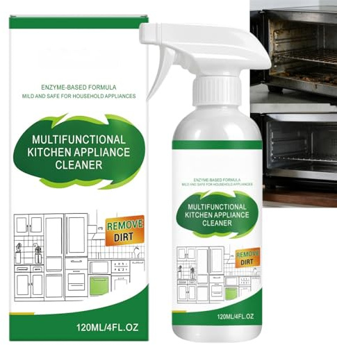Multi-Purpose Foam Cleaner Spray,Heavy Duty Oven Cleaner & Kitchen Degreaser Spray,Fly Cleanse Multi-Purpose Oil Cleaner,Oil Stain Remover for Cooker, Stove, Appliances,Easy Clean Up Kitchen Oil Stain