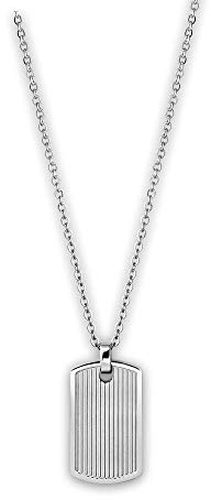 Xenox AnhängerKette - Gravurplatte - Silberfarben