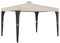 Deuba - Tonnelle de Jardin en polyrotin 3x4 m - Pavillon Tente de réception Pergola - Couleur Crème - Jardin Terrasse