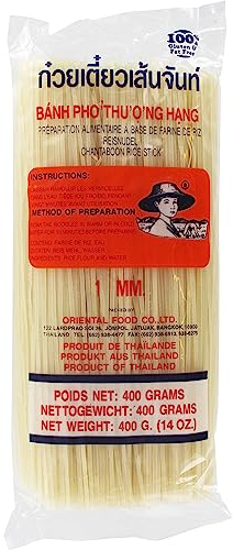 FARMER - Fideos de arroz en bastones rectos de 1 mm - 1 x 400 g