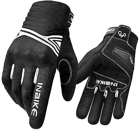 INBIKE Guantes Moto Invierno Hombre Impermeable Compatible con Pantalla Táctil Guantes Moto a Prueba De Viento con Membrana Impermeable Hipora y Forro Térmico(IM902W)