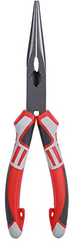 Electrician Wire Cutter Long Needle Nose Pliers Hand Tools Chrome Vanadium Alloy Steel Three Dimensional Carving, Integrally Formed for Electricians