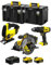 STANLEY FatMax Kit SVK303 (Scie Sauteuse SFMCS600 + Scie Circulaire SFMCS500 + Perceuse à Percussion SFMCD711 + 2 Batteries de 4,0 Ah + Chargeur + TSTAK VI)