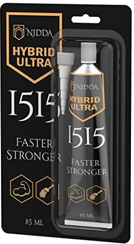 NIDDA 85ML Hybrid Ultra Clear Glue, Faster & Stronger Adhesive for Construction and Landscape Projects