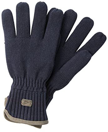 camel active Herren 408520/8g52 Knitted Gloves, Night Blue, L