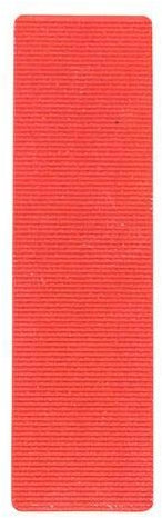 AF4F Lot de 100 emballages plats en plastique pour vitrage de fenêtre Rouge 28 x 6 mm