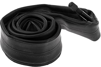 24 Zoll 24 x 1-3/8 Gummi-Innenschlauch Rennrad Hybrid-Fahrradschlauch mit 48 mm Autoventil (Farbe: Svart)