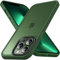 Anqrp Designed for iPhone 13 Pro Case, [Military Shockproof] Super Soft Silicone Slim Translucent Matte Protective Phone Cover, Compatible with iPhone 13 Pro 6.1, Green
