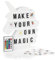 EASYmaxx LED-Leuchtkasten Light Box - Für individuelle Textbotschaften | Mega-Set mit 150 bunten Emojis und 173 austauschbaren Buchstaben, Zahlen und Symbolen [Einhorn]