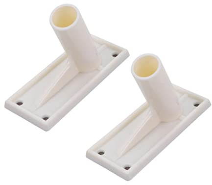 OFFSCH 2Stücke Fahnenmast Halterung Wandmontage Fahnenhalter für Flaggenmast Kunststoff Fahnenhalterung Flag Pole Holder Flag Pole Bracket Flagpole Rack Flagpole Stand