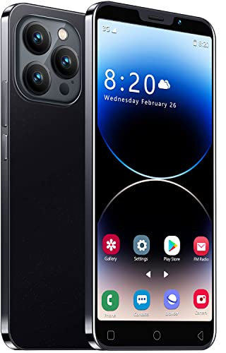 JtQtJ Smartphone Offerta del Giorno, 5.0 IPS Display, 16GB ROM 128GB Espandibili, Android 9.0, Dual SIM Dual Camera 3G/2G Economici Telefoni Mobile (i15Pro-Black)