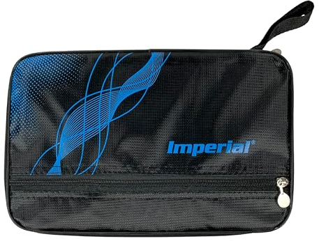 Imperial Tischtennis Schlägerhülle ITT-1 | Einzelschlägerhülle mit separater Fronttasche für Zubehör