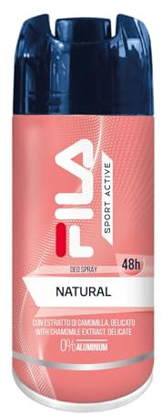 Fila® Natural Woman| Deodorant Spray - Pflegende Frische für Sports und Streetwear-Fans | 150ml Deodorant