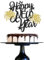 1Pcs Happy New Year Cake Topper Glitter 2024 Happy New Year Cake Picks für 2024 Happy New Year Holiday Theme Party Kuchen Dekorationen Supplies