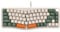 ATTACK SHARK AKS068 Alice Layout Wired Mechanical Keyboard, Gasket Mount 68 Keys Ergonomic 60% Gaming Keyboard USB-C, VIA-Programmable, Hot-Swappable Blue Switch, RGB Backlit, Knob, NKRO, PC/MAC