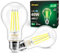 DiCUNO Edison LED Lampe E27, Classic ultraeffiziente Birne, A Label, 2.2W, Ersatz für 40W Glühbirne, Neutralweiß 4000K, 465lm, 360°, klar, Energieeffizienzklasse A, A60 LED Leuchtmittel, 2er Pack