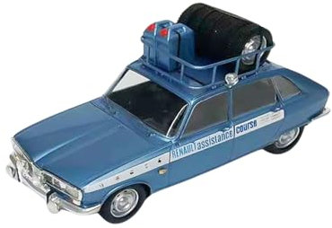 Spark Modellino di auto da rally in scala 1:43 compatibile con Renault 16 Rally Assistance Course (Rallye Vlatva 1968) in blu