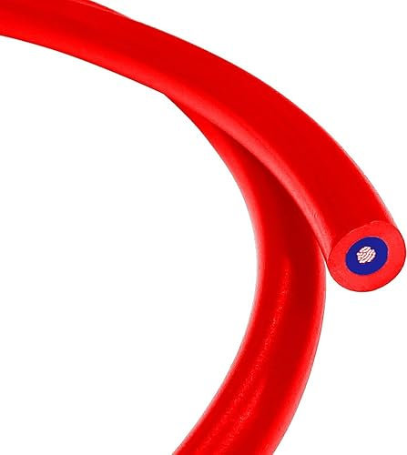 Cavo filo candela SCHERMATO - Colore ROSSO - ALTA CONDUTTIVITA' - P.iaggio 50 125 150 200 Vespa PX Arcobaleno Special L N R Sprint veloce GT GTR TS - CI0028