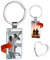 Schlüsselgeschenke Doppelseitiger personalisierter Foto-Schlüsselanhänger mit Geschenkverpackung und Schlüsselring, Personalisiertes Geschenk Fotogeschenk, Hochformat, Personalisiertes Geschenk