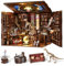 MiniCity Book Nook Kit, DIY Miniatur Puppenhaus Booknook Kit(Beyond Library Max)