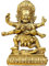 ZZHOPEN Niedliche sitzende Buddha-Statue, Kleiner Mönch, Ornament, Mahakala-Statuen und -Figuren, Buddha-Skulptur, kleine tibetische Buddhismus-Dekoration, Hindu-Avatar von Shiva-Ornamenten, Messing