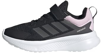 adidas Unisex Kinder Fortarun 4.0 Shoes Children, Core Black/Grey Six/Clear Pink, 33 EU