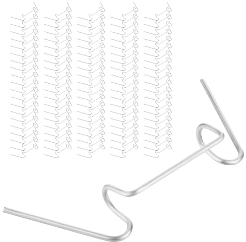 50x W Clips for Greenhouse Glass - Galvanised Spring Clips for Glazing Panels and Overlaps | Window Glazing Clips, Greenhouse Accessories, Fittings and Spares