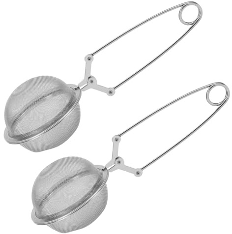 Westmark 2 praktische Klappsiebe/Teesiebe – Ideal zur Zubereitung von losem Tee, hochwertiger, rostfreier Edelstahl für eine entspannte Teatime, ø 6,5 cm, Länge 17,5 cm, 153422E3