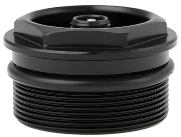 eMagTech Gabel Ventilmutter Luftkappe Kompatibel mit Gabeln 28,8 mm 31 mm Gewinde 28,8x1,0 30,4x1,0 Aluminiumlegierung Schwarz