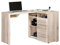 Jahnke CU-Libre 130 E Sanremo Ei hell Eckschreibtisch, E1 Spanplatte, Dekorbeschichtung, Metall, Sanremo Eiche hell nachbildung, 111.7 x 90 x 76.2 cm