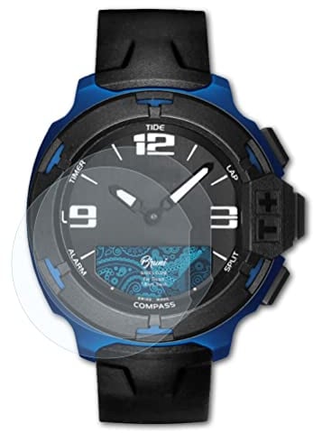 Bruni Schutzfolie kompatibel mit Tissot T-Race Touch Folie, glasklare Displayschutzfolie (2X)