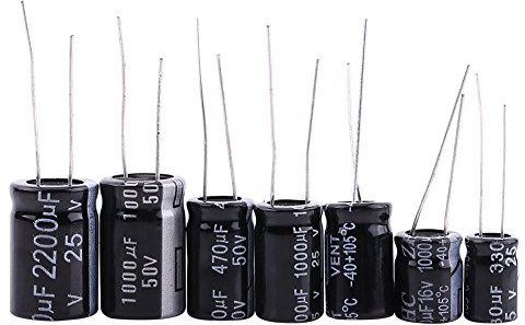 25 Werte X 5pcs = 125pcs Elektrolyt Kondensator Sortiment Kit Low Voltage 1uf-2200uf Für Elektronische Diy