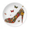 Butterfly and High Heel Shoes Decorative Porcelain Dessert Plate 8 inch Dinner Home Gift