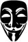 Anonymous 16x11cm Aufkleber Golf Maske Auto Hack Guy Fawkes Occupy Sticker Decal in 18 Farben