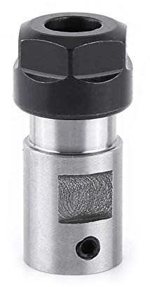 Akozon Spannzange, ER11 Spannzangenfutter Motorschaft Spindel Verlängerungsstange Innen 8 MM Collet Chuck ER11 Chuck Motor Shaft Spindle Für CNC Fräsen
