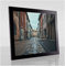 Orion Deluxe Bilderrahmen Posterrahmen 60x90 cm Farbe und Verglasung wählbar Schwarz matt 90x60 cm mit weisser Rückwand und spiegelfreiem Antireflex Kunstglas 1 mm
