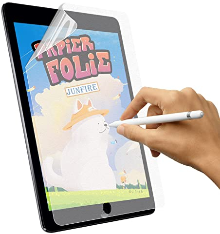 Junfire Schutzfolie for iPad 7./8./9.Generation,iPad 7/8/9.th Gen 10.2 Zoll Papier Folie iPad 7./8./9.Gen 2019/2020/2021 Matte Papier Folie - Textur Displayschutzfolie wie Papier Schreiben(EIN Stück)