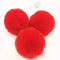 Egurs 30 stück 8cm Pompons Bunte groß Pom Pom bälle Flauschigen Plüsch Bälle rot