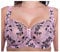 Gem Women's Full Cup Lace Embroidered Plus Size Underwired Bra (Pink-Black, 34D)