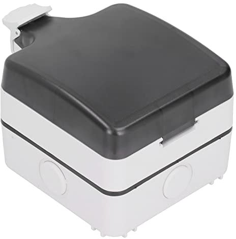 Waterproof Socket Box, IP66 Waterproof Socket Box, for Outdoor Bathroom Balcony 5-Hole Rain Cover