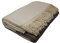 Wohndecke Fair Deluxe Kaschmir Easy Care | Kaschmir Wolldecke | Sofadecke/Couchdecke | Tagesdecke | Flauschig & Kuschlig warm |140 x 190 cm (Hellbraun/Dungelbraun Blockstreifen, Kaschmier/Wolle)