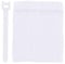 Mlysnd Cable Ties, 100PCS Cable Ties Reusable, White Adjustable Cable Tidy Strap Hook and Loop Cable Tidy Organisers for Headphones PC Cable Management