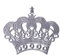 Iron on Crown Patches Decorative Embroidered Fabric Applique King Queen Applique Badge for Outfit Backpack Bag Decor