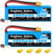 Yowoo 2 Pack 3S Lipo Battery 4000 mAh 11.1 V 100C Graphene Lipo Battery with XT60 Connector for RC Car Truck Boat Plane Helicopter Quadcopter (EC3 / Deans/Traxxas/Tamiya)