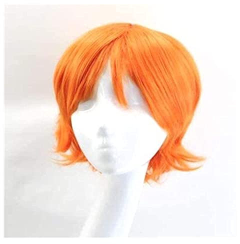 Ein Stück für Perücke, Anime-Perücke, Nami, Cosplay, Orange, Comic-Con, Halloween, Party, Karneval, Erwachsene, Teenager
