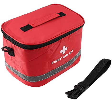 Wlauqueta Außen Erste Hilfe Kit Sport Camping Tasche Hause Medizinische Notfall Paket Rot Nylon Auffallende Kreuz Umhänge Tasche